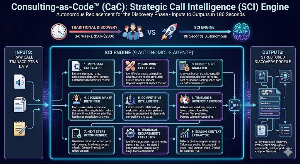 Strategic Call Intelligence — 9 Discovery Agents